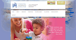 Desktop Screenshot of coastalwomensshelter.org