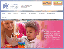 Tablet Screenshot of coastalwomensshelter.org
